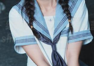 秀人网 – 绝美水手服写真作品：蓝夏akasha的创意图库盛宴.txt